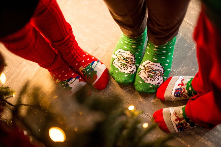 Vánoční ponožky pro celou rodinu