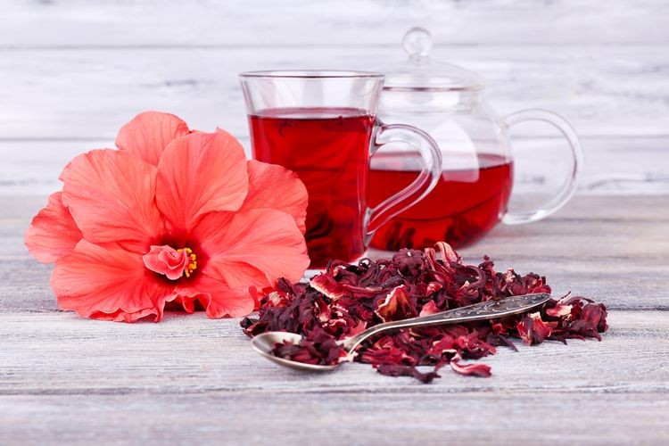 Čaj z ibišku růžového