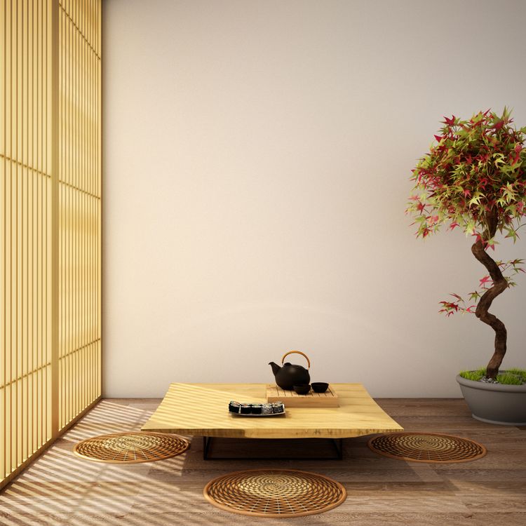 Minimalistický japonský styl bydlení