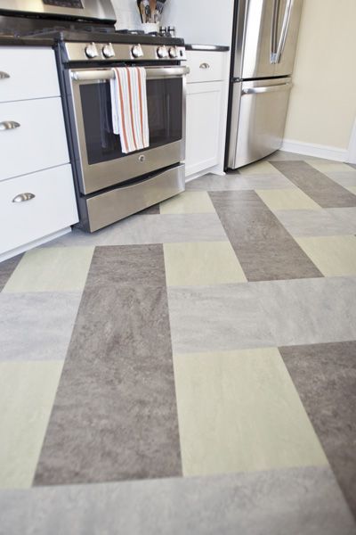 Podlaha z marmolea v kuchyni