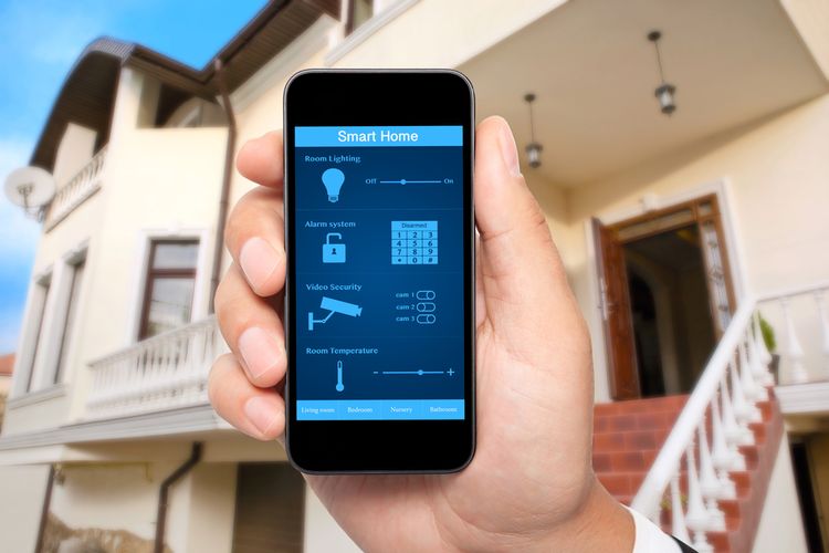 Mobilní aplikace na ovládání domovního alarmu