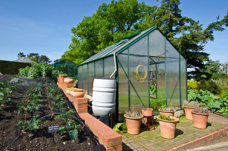 Zahradní skleník ze skla
