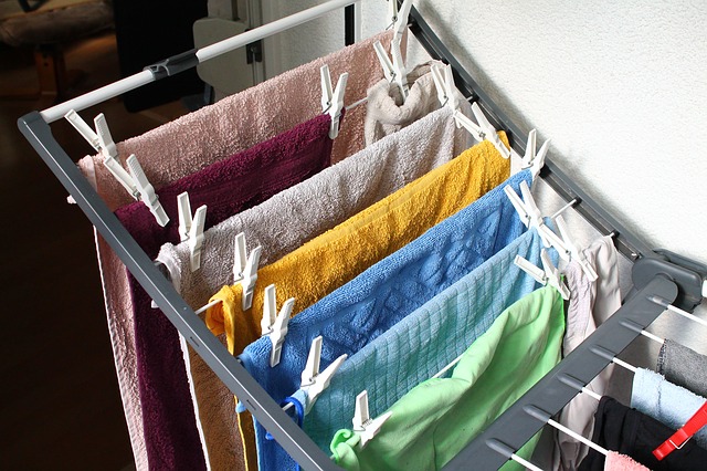 Sušení prádla v bytě