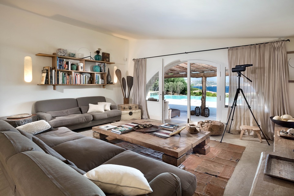 Moderně zařízená obývací pokoj