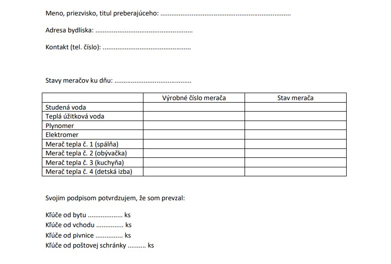 Jak vyplnit Predavaci protokol?