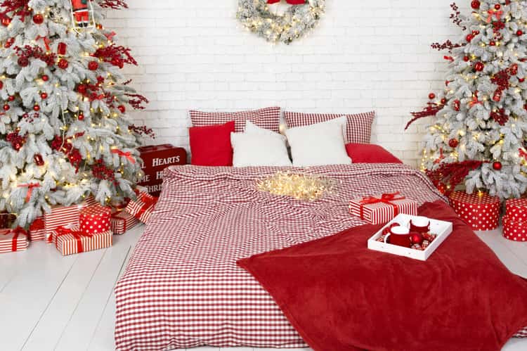 Vánoční povlečení na postel a polštář