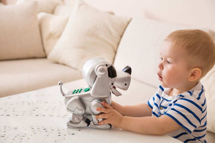 Robotická hračka pes pro děti