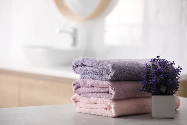 Čisté a voňavé ručníky