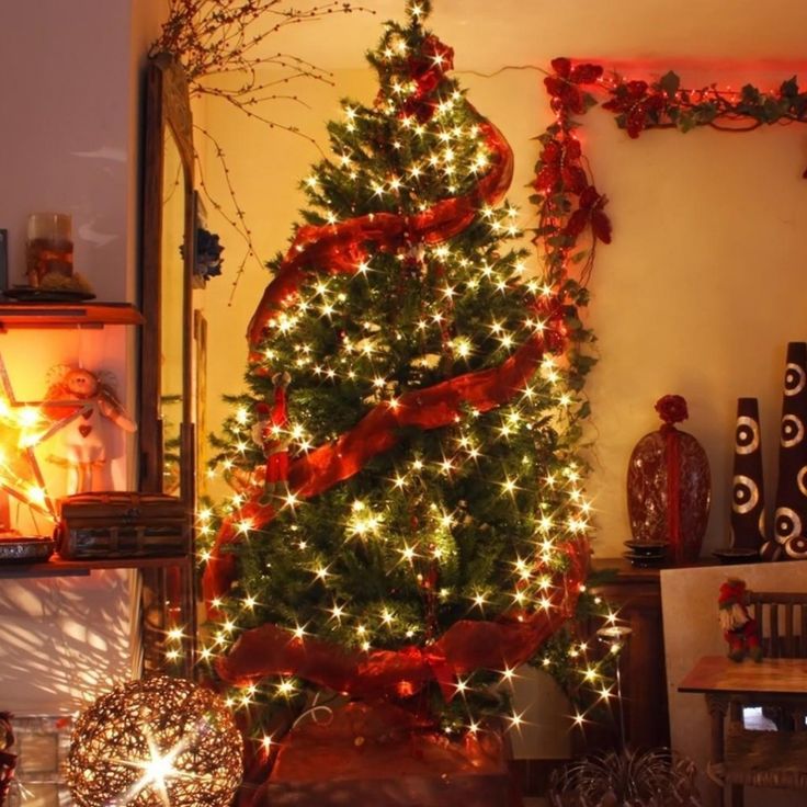 Vánoční LED osvětlení na stromeček