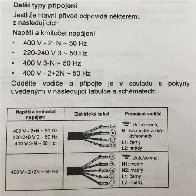 Schéma zapojení varné desky