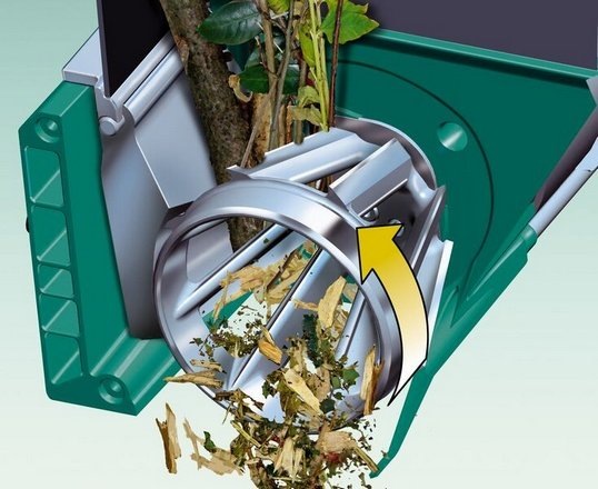 Válcový mechanismus drtičky odpadů