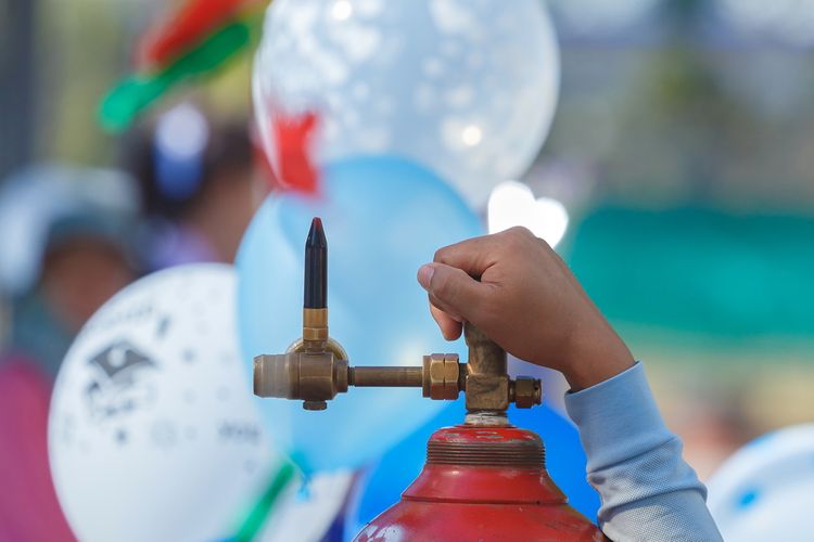 Helium na nafukování balónů na dětské párty
