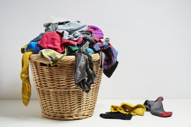 Špinavá prádlo potřebující vyprat