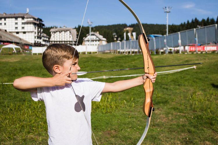 Střelba z longbow luku