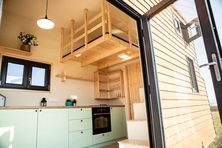 Dřevěný mobilní dům