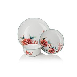 12dílná sada nádobí z porcelánu Sabichi Blossom