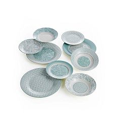 18dílný porcelánový servis Brandani Aqua