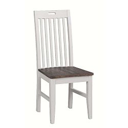 Bílá borovicová jídelní židle Folke Nottingham