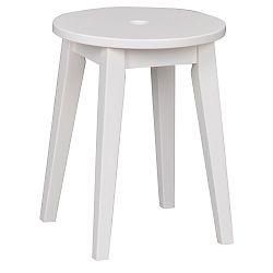 Bílá dubová stolička Folke Gorgona, výška 44 cm