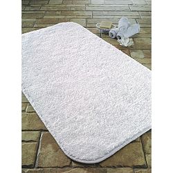 Bílá koupelnová předložka Confetti Bathmats Cotton Calypso, 60 x 90 cm