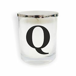 Bílo-černá svíčka North Carolina Scandinavian Home Decors Monogram Glass Candle Q
