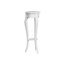 Bílo-šedý odkládací stolek Marianne, ⌀ 30 cm
