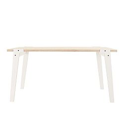 Bílý jídelní/pracovní stůl rform Switch, deska 150 x 75 cm