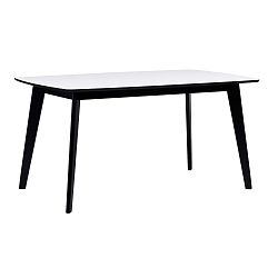 Černobílý jídelní stůl Folke Griffin, délka 150 cm