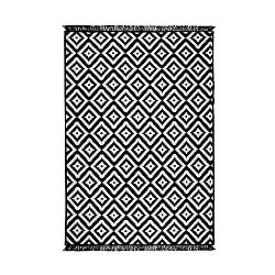 Černobílý oboustranný koberec Homedebleu Helen, 80 x 150 cm