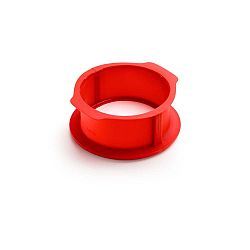 Červená silikonová rozevírací forma na dort Lékué, ⌀ 18 cm