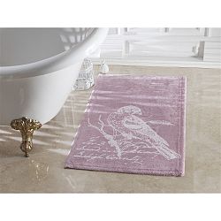 Fialová koupelnová předložka Confetti Bathmats Cuckoo Dark and Light Lilac, 70 x 120 cm