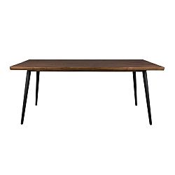 Jídelní stůl s černými ocelovými nohami Dutchbone Alagon Land, 180 x 91 cm
