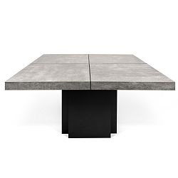 Jídelní stůl s dekorem betonu TemaHome Dusk, 150 cm