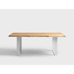 Jídelní stůl s deskou z dubového dřeva Custom Form Feld, 200 x 100 cm