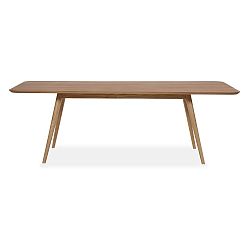Jídelní stůl z dubového dřeva Gazzda Stafa, 160 x 90 x 75,5 cm