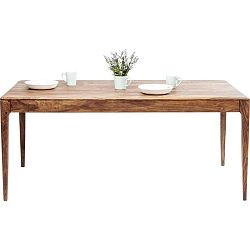 Jídelní stůl z masivního dřeva Kare Design Brooklyn, 200 x 200 cm