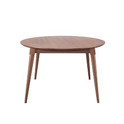 Jídelní stůl z ořechového dřeva Wewood - Portuguese Joinery Maria, Ø 130 cm