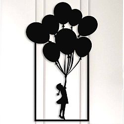 Kovová nástěnná dekorace Balloons