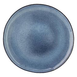 Modrý keramický mělký talíř Bloomingville Sandrine