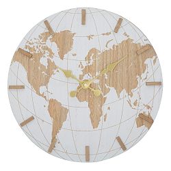 Nástěnné hodiny Mauro Ferretti White World, ⌀ 39 cm