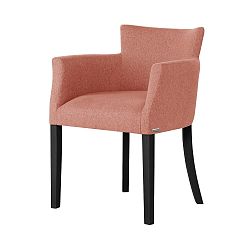 Oranžová židle s černými nohami Ted Lapidus Maison Santal
