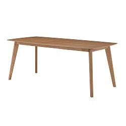 Přírodní dubový jídelní stůl Folke Sylph, délka 190 cm