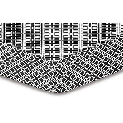 Prostěradlo z mikrovlákna DecoKing Hypnosis Triangles Felipa, 200 x 220 cm