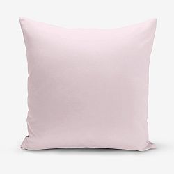 Pudrově růžový povlak na polštář Minimalist Cushion Covers , 45 x 45 cm