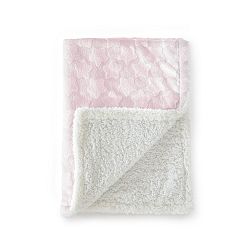 Růžová dětská deka Tanuki Estrellas, 80 x 110 cm