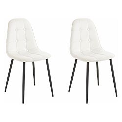 Sada 2 bílých židlí Støraa Lamar