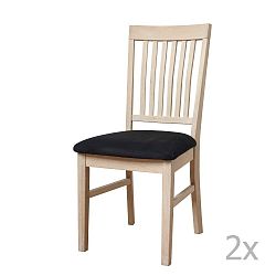 Sada 2 dubových židlí Knuds Mette