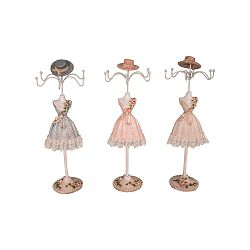 Sada 3 stojánků na šperky Antic Line Mannequins, výška 25,5 cm