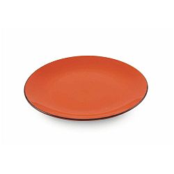 Sada 6 oranžových kameninových talířů Villa d´Este Baita, ø 27 cm