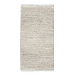 Sametový koberec Deri Dijital Brown Malna, 80 x 300 cm